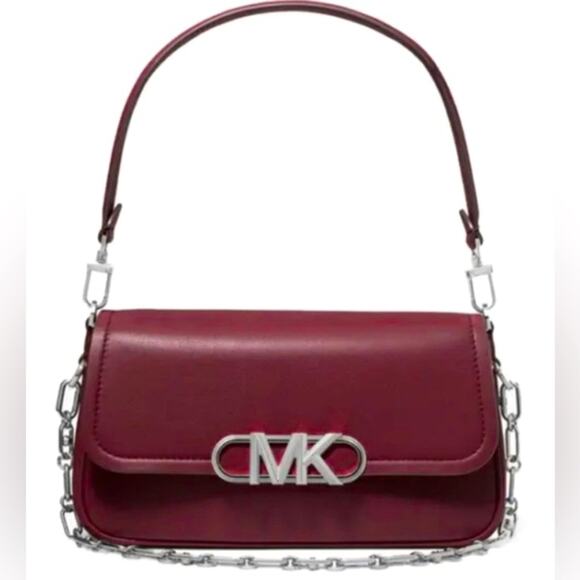 NWT MSRP$498 Michael Kors Parker Medium  Convertible  Pouchette Shoulder Bag - Picture 1 of 3